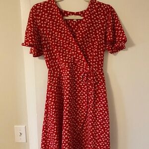 Red sundress